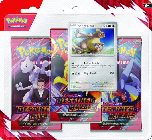 Pokémon Trading Card Game (TCG): Pokemon Scarlet & Violet Destined Rivals: 3 Pack Blister