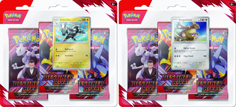 Pokémon Trading Card Game (TCG): Pokemon Scarlet & Violet Destined Rivals: 3 Pack Blister