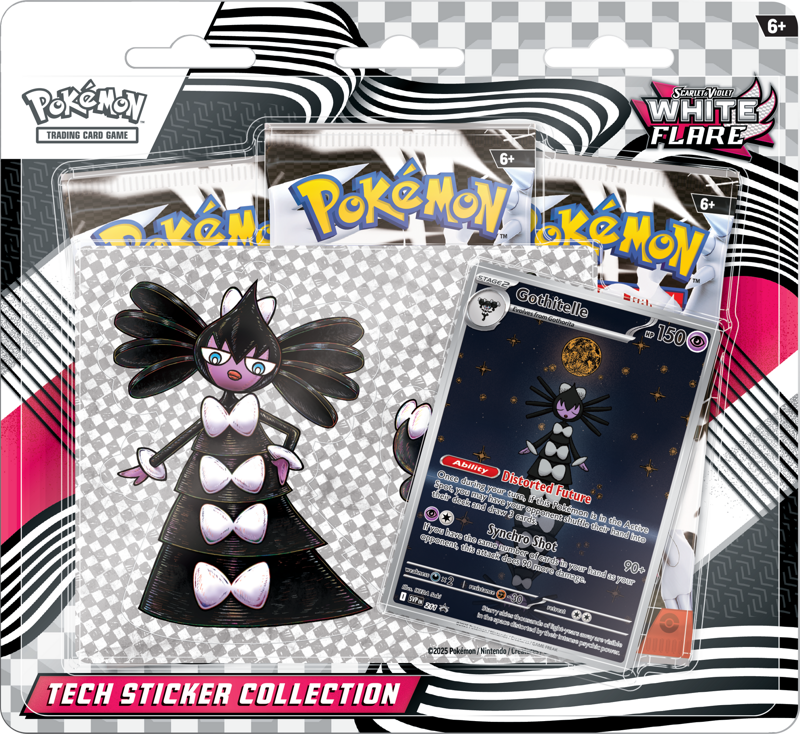 Pokémon Trading Card Game (TCG): Pokemon Scarlet & Violet White Flare Tech Sticker Collection Gothitelle