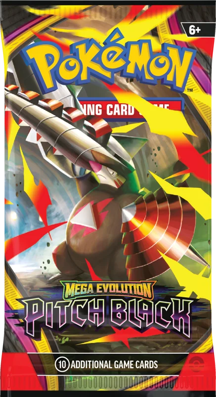 Pokémon Trading Card Game (TCG): Pokemon Mega Evolution Pitch Black Booster Pack (10 Cards)