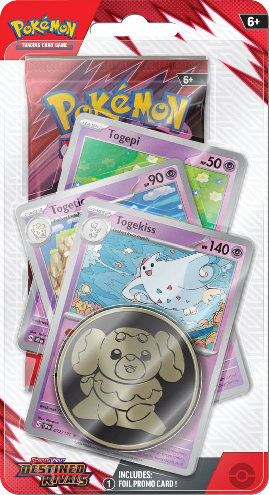 Pokémon Trading Card Game (TCG): Pokemon Scarlet and Violet Destined Rivals Premium Checklane Blister