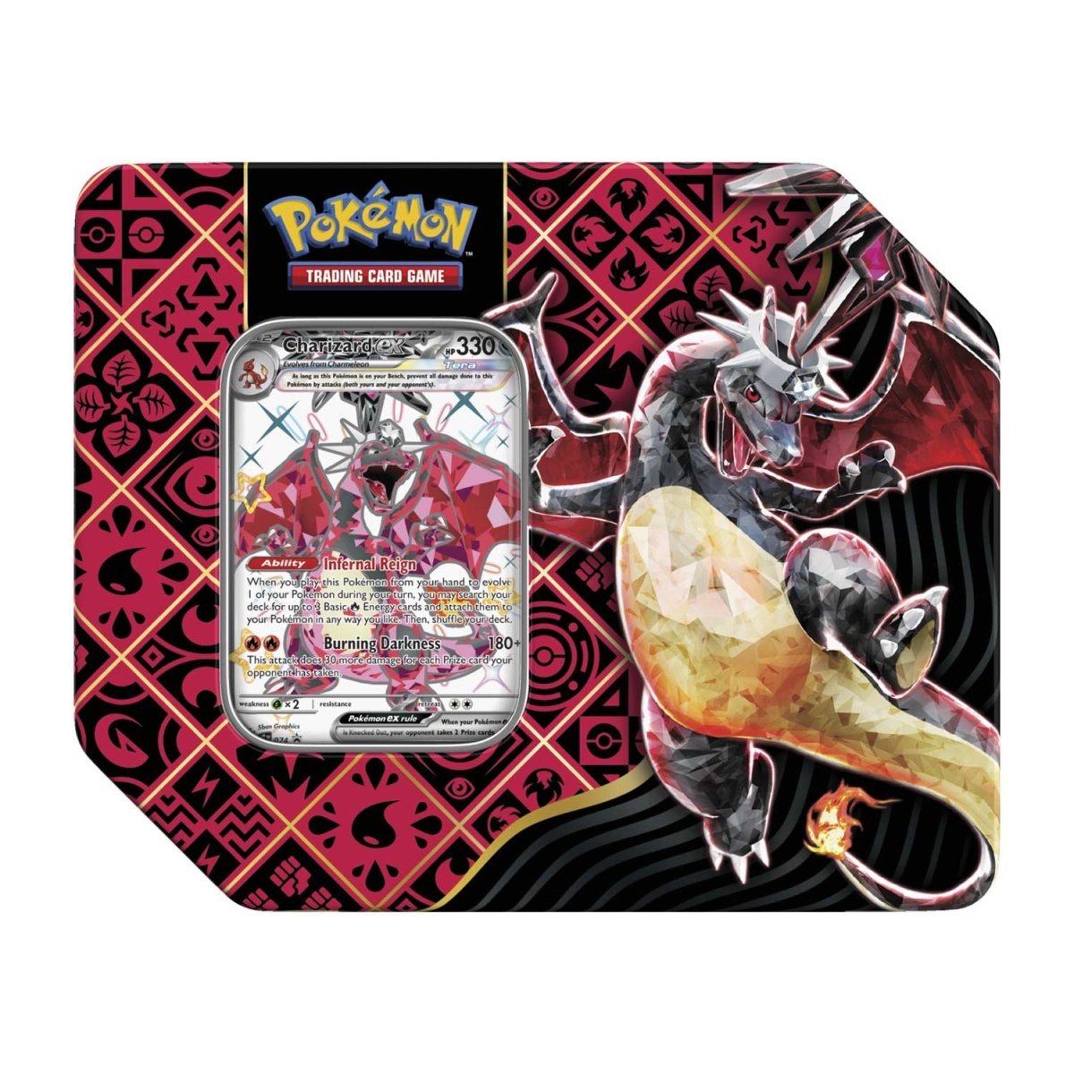 Pokmon TCG: Scarlet & Violet-Paldean Fates Tin (Shiny Charizard ex) Poke Pop Up Pokmon TCG: Scarlet & Violet-Paldean Fates Tin (Shiny Charizard ex) Poke Pop Up