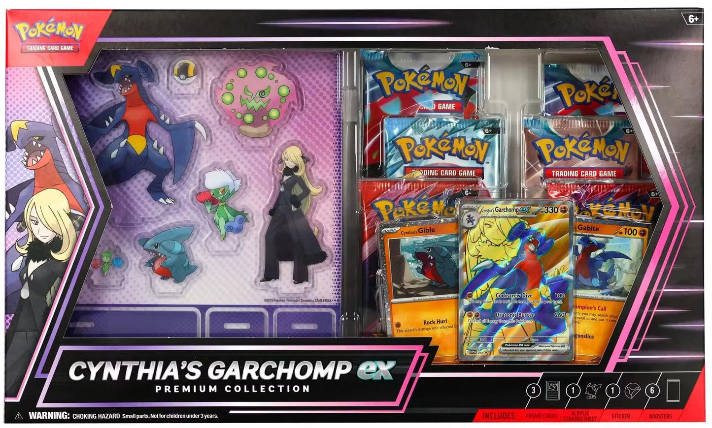 Pokémon Trading Card Game (TCG): Pokemon Cynthia’s Garchomp EX Premium Collection