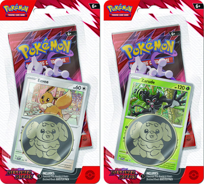 Pokémon Trading Card Game (TCG): Pokemon Scarlet & Violet Destined Rivals: Checklane Blister