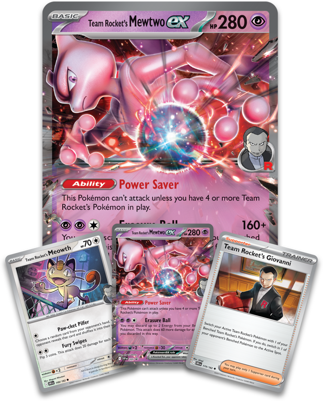 Pokémon Trading Card Game (TCG): Pokemon Team Rocket’s Mewtwo EX Box