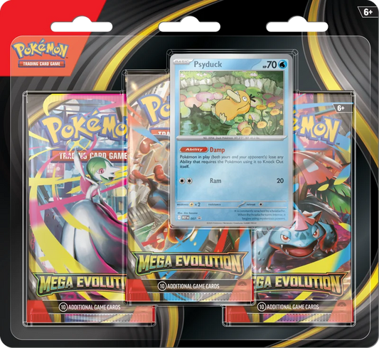 Pokémon Trading Card Game (TCG):Pokemon Mega Evolution 3 Pack Blister