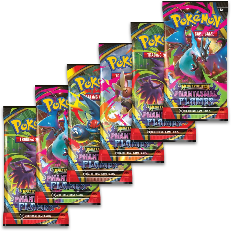 Pokémon Trading Card Game (TCG): Pokemon Mega Evolution Phantasmal Flames Booster Bundle