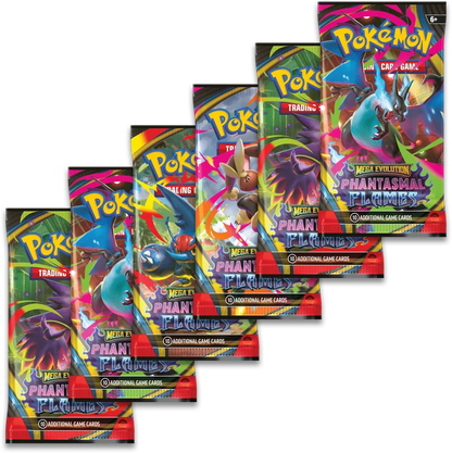 Pokémon Trading Card Game (TCG): Pokemon Mega Evolution Phantasmal Flames Booster Bundle