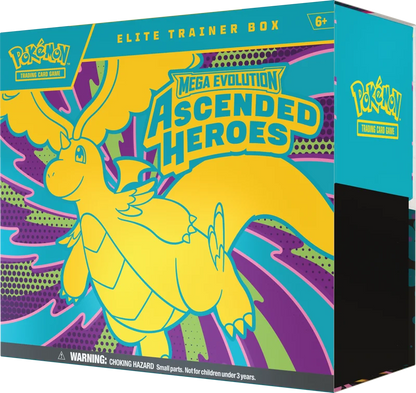 Pokémon Trading Card Game (TCG): Pokemon Mega Evolution Ascended Heroes - Elite Trainer Box