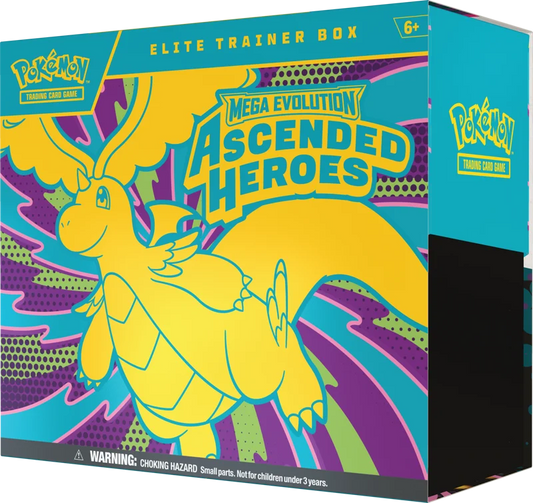 Pokémon Trading Card Game (TCG): Pokemon Mega Evolution Ascended Heroes - Elite Trainer Box