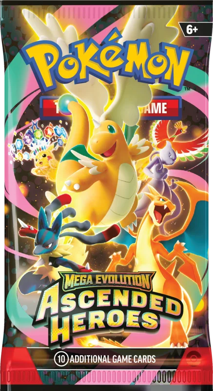 Pokémon Trading Card Game (TCG): Pokemon Mega Evolution Ascended Heroes - Booster Pack