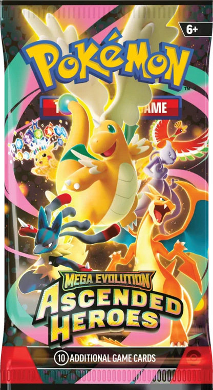 Pokémon Trading Card Game (TCG): Pokemon Mega Evolution Ascended Heroes - Booster Pack