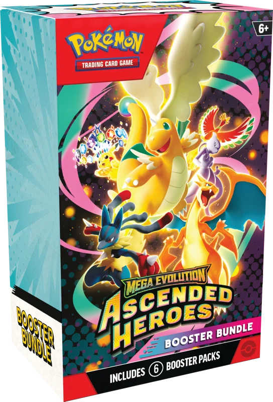 Pokémon Trading Card Game (TCG): Pokemon Mega Evolution Ascended Heroes - Booster Bundle