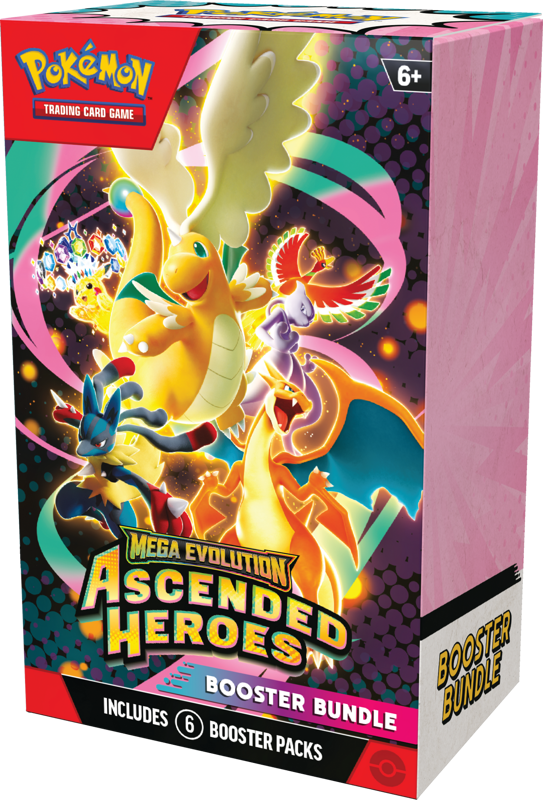 Pokémon Trading Card Game (TCG): Pokemon Mega Evolution Ascended Heroes - Booster Bundle