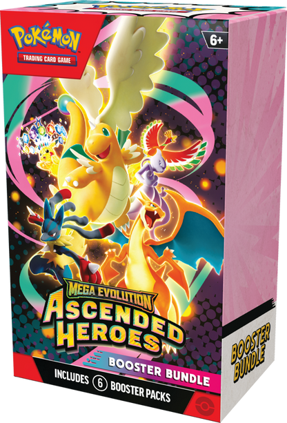Pokémon Trading Card Game (TCG): Pokemon Mega Evolution Ascended Heroes - Booster Bundle