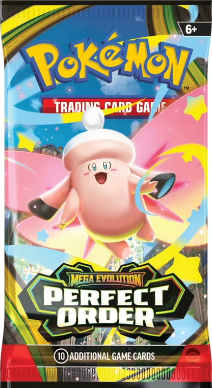 Pokemon Mega Evolution Perfect Order Booster Pack (10 Cards)