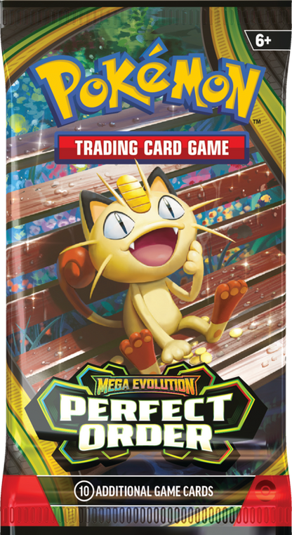 Pokemon Mega Evolution Perfect Order Booster Pack (10 Cards)
