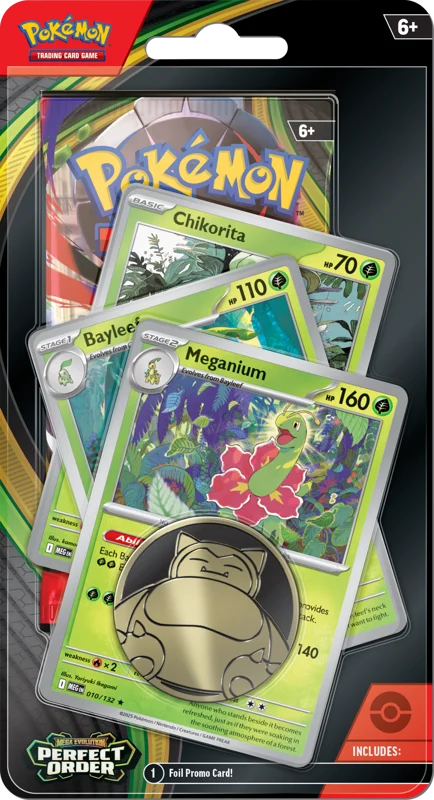 Pokemon Mega Evolution Perfect Order Premium Checklane Blister Meganium