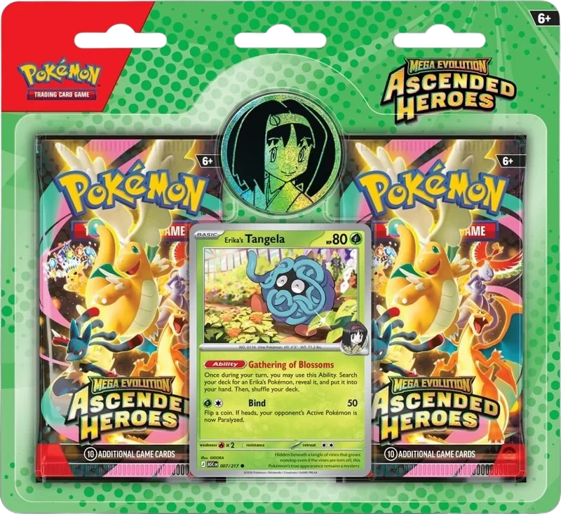 Pokémon Trading Card Game (TCG): Pokemon Mega Evolution Ascended Heroes - Collection Erika