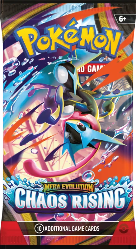 Pokemon Mega Evolution Chaos Rising Booster Pack (10 Cards)