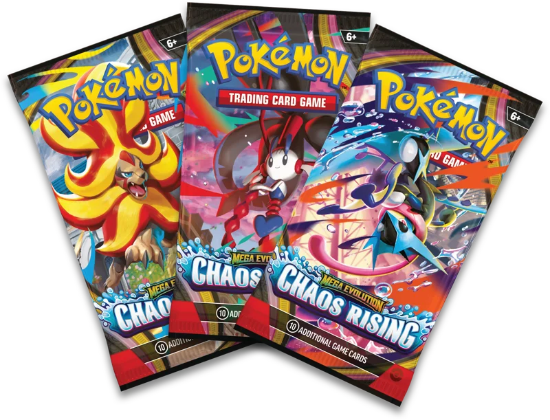 Pokemon Mega Evolution Chaos Rising 3 Pack Blister Charmeleon