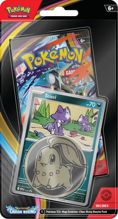 Pokemon Mega Evolution Chaos Rising Checklane Blister Toxel