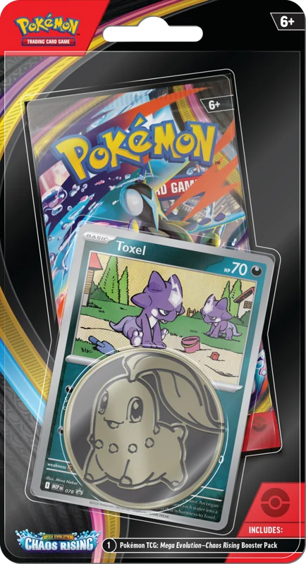 Pokemon Mega Evolution Chaos Rising Checklane Blister Toxel