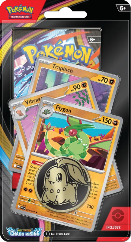 Pokemon Mega Evolution Chaos Rising Premium Checklane Blister Flygon