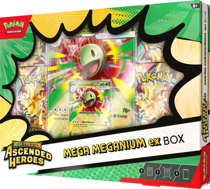 Pokémon Trading Card Game (TCG): Pokemon Ascended Heroes Mega Meganium EX Collection Box