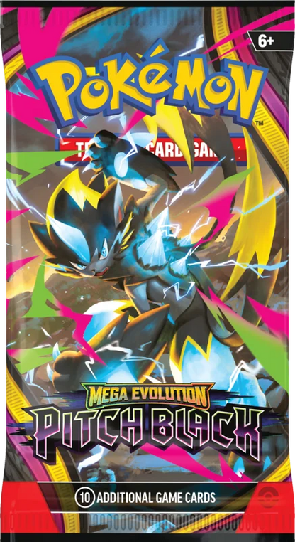 Pokémon Trading Card Game (TCG): Pokemon Mega Evolution Pitch Black Booster Box (36 Packs)