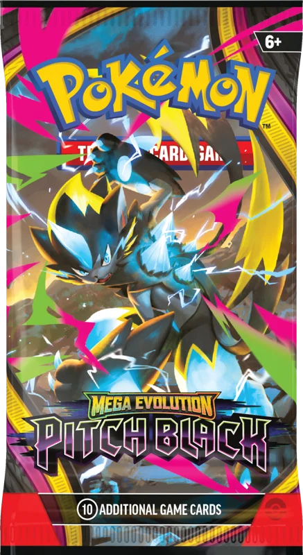 Pokémon Trading Card Game (TCG): Pokemon Mega Evolution Pitch Black Booster Pack (10 Cards)