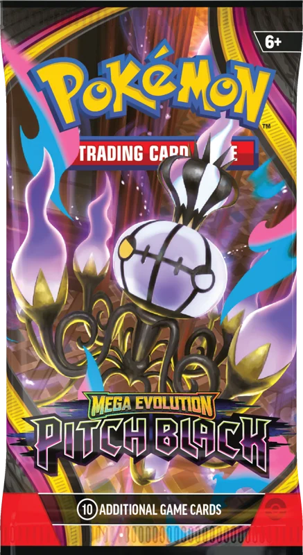 Pokémon Trading Card Game (TCG): Pokemon Mega Evolution Pitch Black Booster Box (36 Packs)