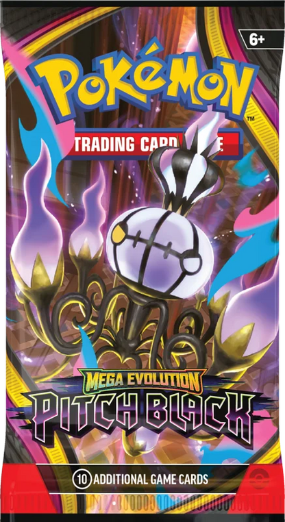 Pokémon Trading Card Game (TCG): Pokemon Mega Evolution Pitch Black Booster Box (36 Packs)