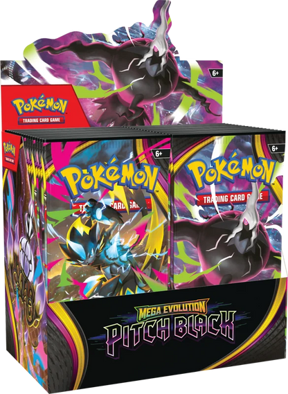 Pokémon Trading Card Game (TCG): Pokemon Mega Evolution Pitch Black Booster Box (36 Packs)