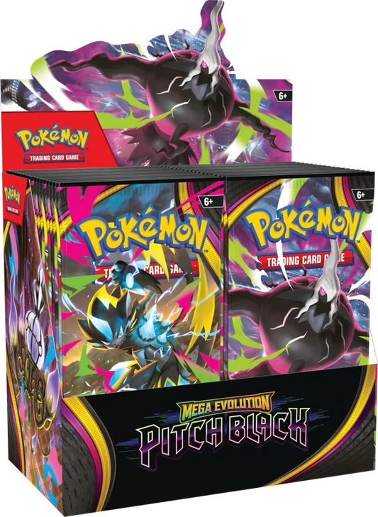 Pokémon Trading Card Game (TCG): Pokemon Mega Evolution Pitch Black Booster Box (36 Packs)