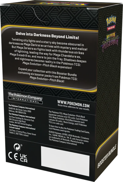 Pokémon Trading Card Game (TCG): Pokemon Mega Evolution Pitch Black Booster Bundle