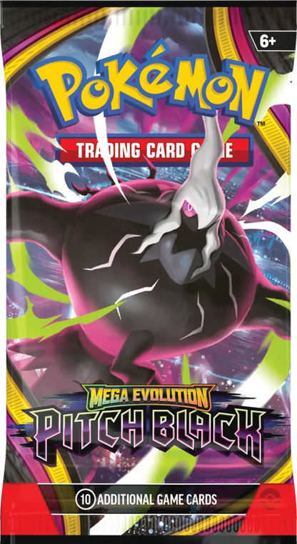 Pokémon Trading Card Game (TCG): Pokemon Mega Evolution Pitch Black Booster Pack (10 Cards)