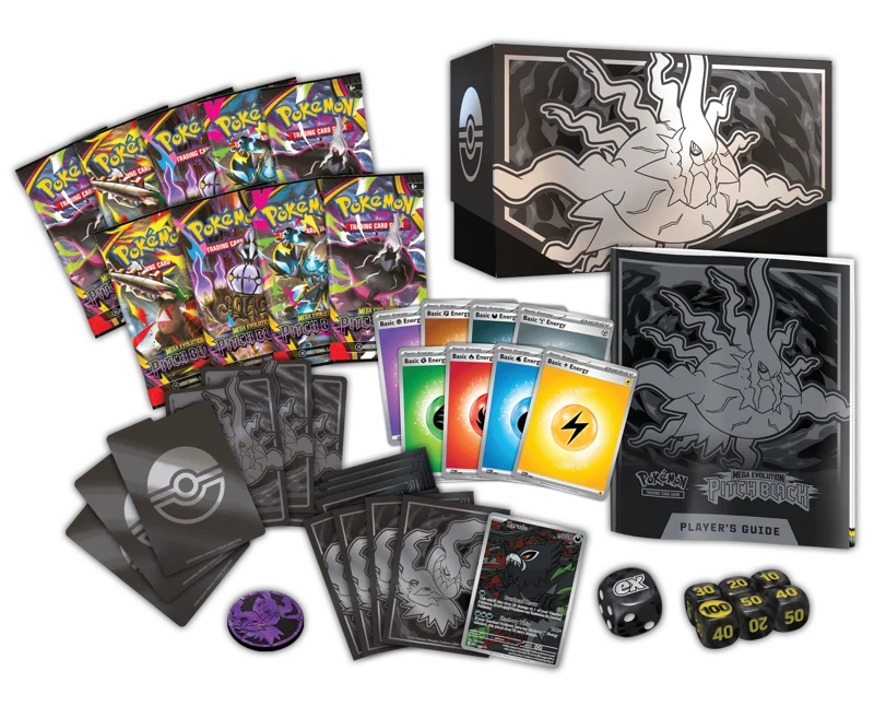 Pokémon Trading Card Game (TCG): Pokemon Mega Evolution Pitch Black Elite Trainer Box