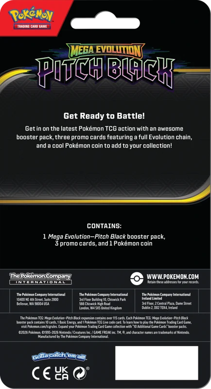 Pokémon Trading Card Game (TCG): Pokemon Mega Evolution Pitch Black Premium Checklane Blister Luxray