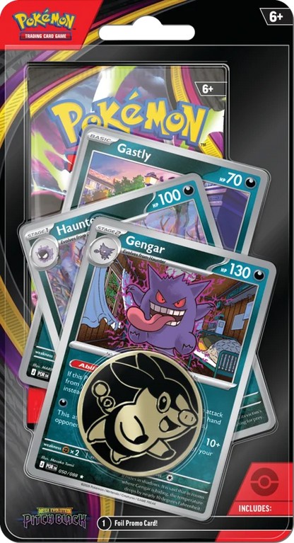 Pokémon Trading Card Game (TCG): Pokemon Mega Evolution Pitch Black Premium Checklane Blister Gengar