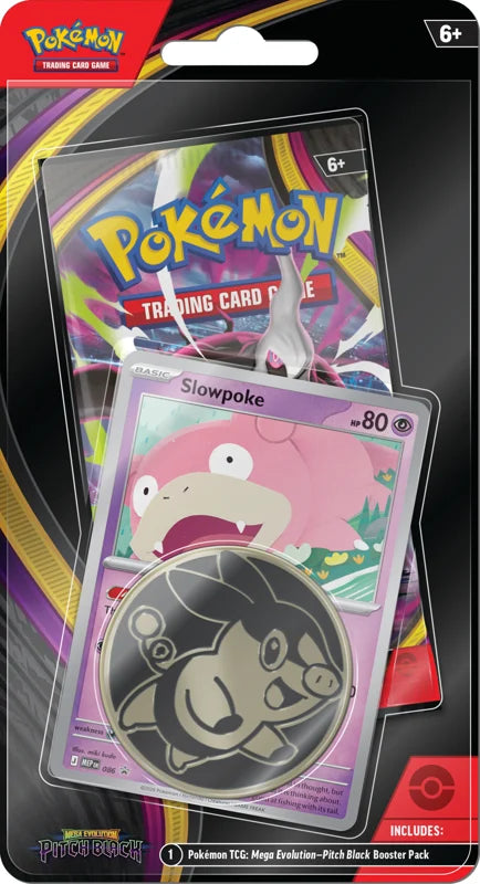 Pokémon Trading Card Game (TCG): Pokemon Mega Evolution Pitch Black Checklane Blister Slowpoke