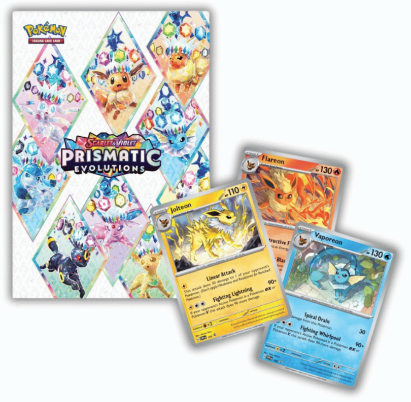 Pokémon Trading Card Game (TCG): Pokémon TCG Scarlet Violet—Prismatic Evolutions Poster Collection