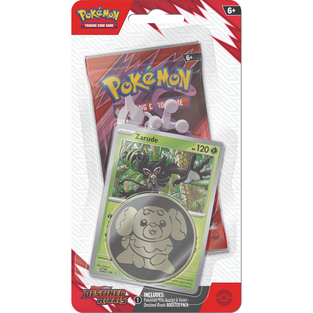Pokémon Trading Card Game (TCG): Pokemon Scarlet & Violet Destined Rivals: Checklane Blister