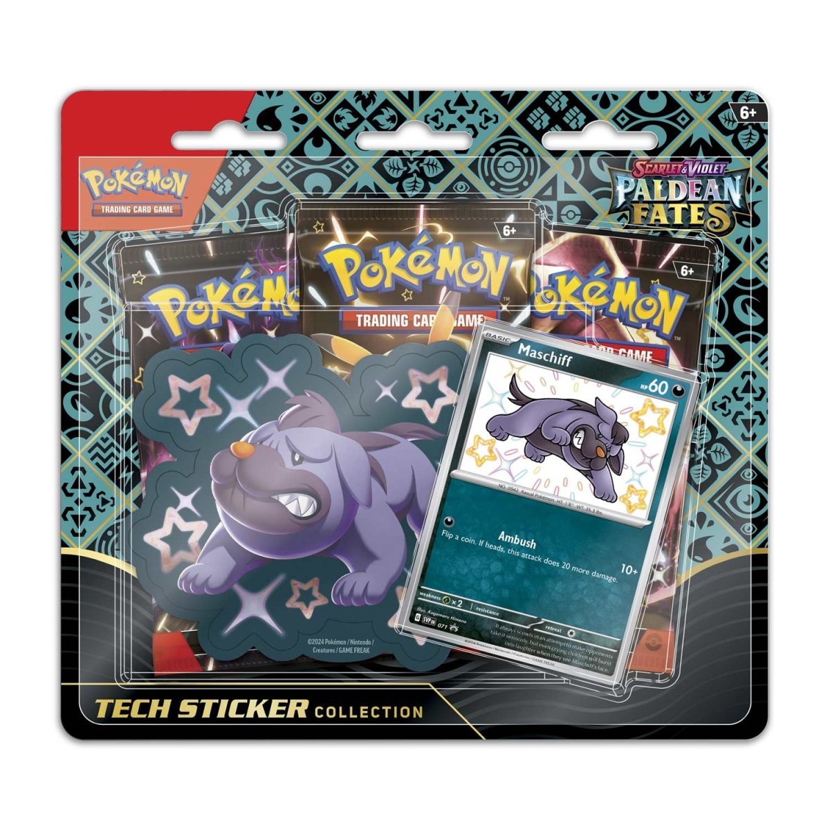 Pokémon TCG: Scarlet & Violet-Paldean Fates Tech Sticker Collection (S ...