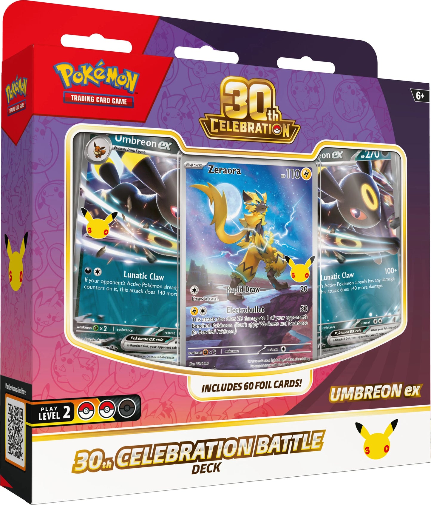Pokémon TCG: 30th Celebration Umbreon ex Battle Deck