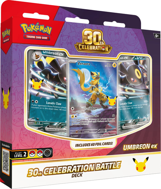 Pokémon TCG: 30th Celebration Umbreon ex Battle Deck