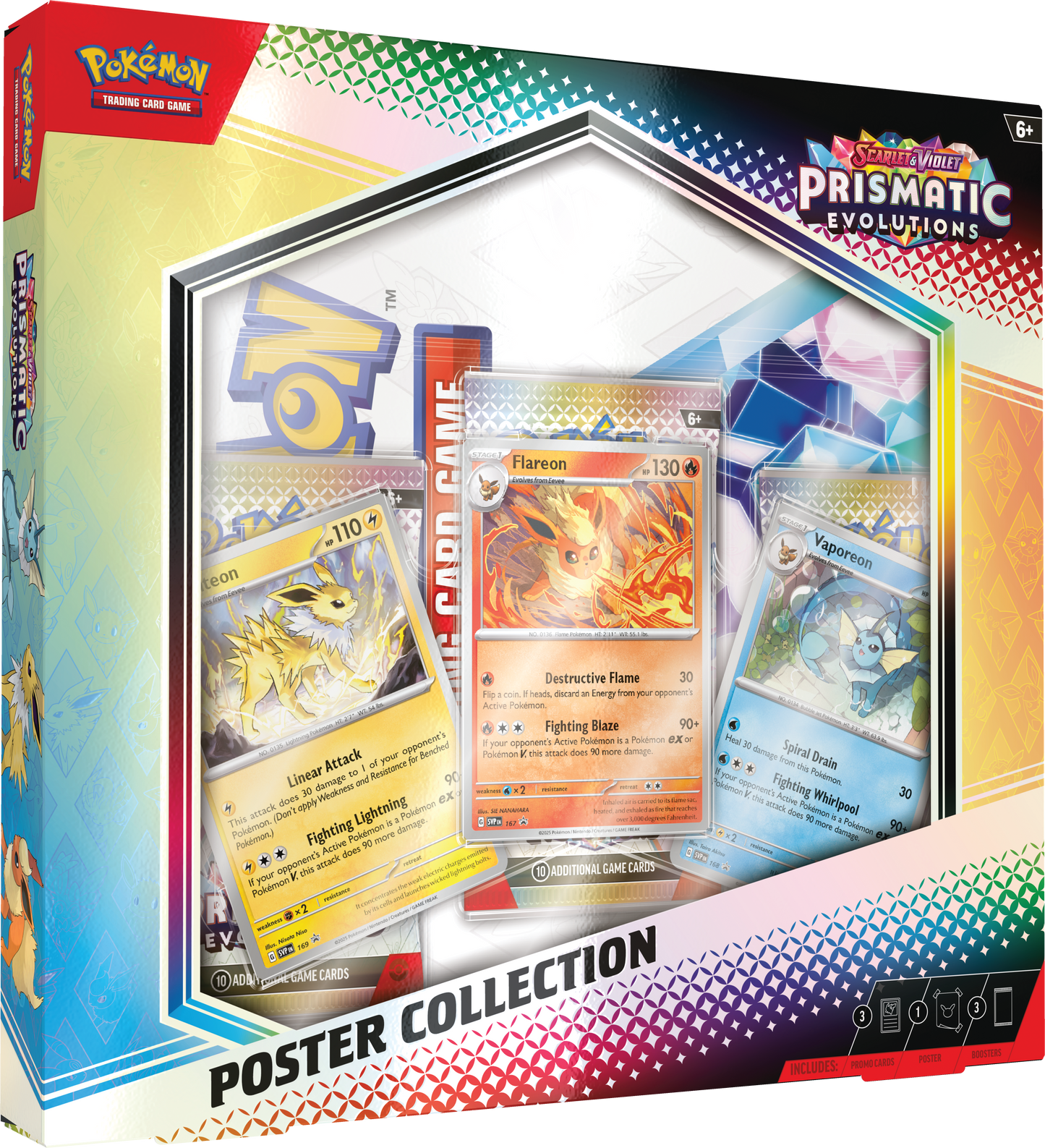 Pokémon Trading Card Game (TCG): Pokémon TCG Scarlet Violet—Prismatic Evolutions Poster Collection